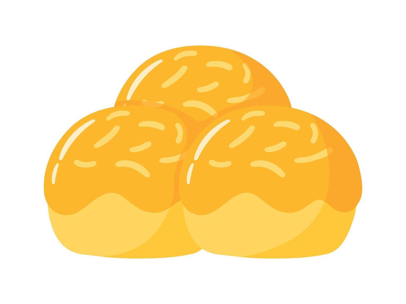 Nastar is Indonesian Eid Al Fitr Cookie with Pineapple Jam Kue Kering for Lebaran Idul Fitri Illustration vector