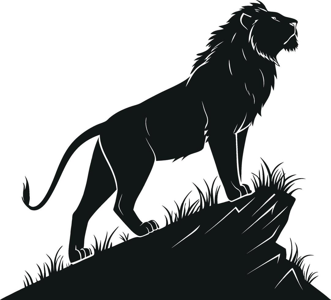 Realistic Lion Vectors Illustration for Nature and Safari Designs