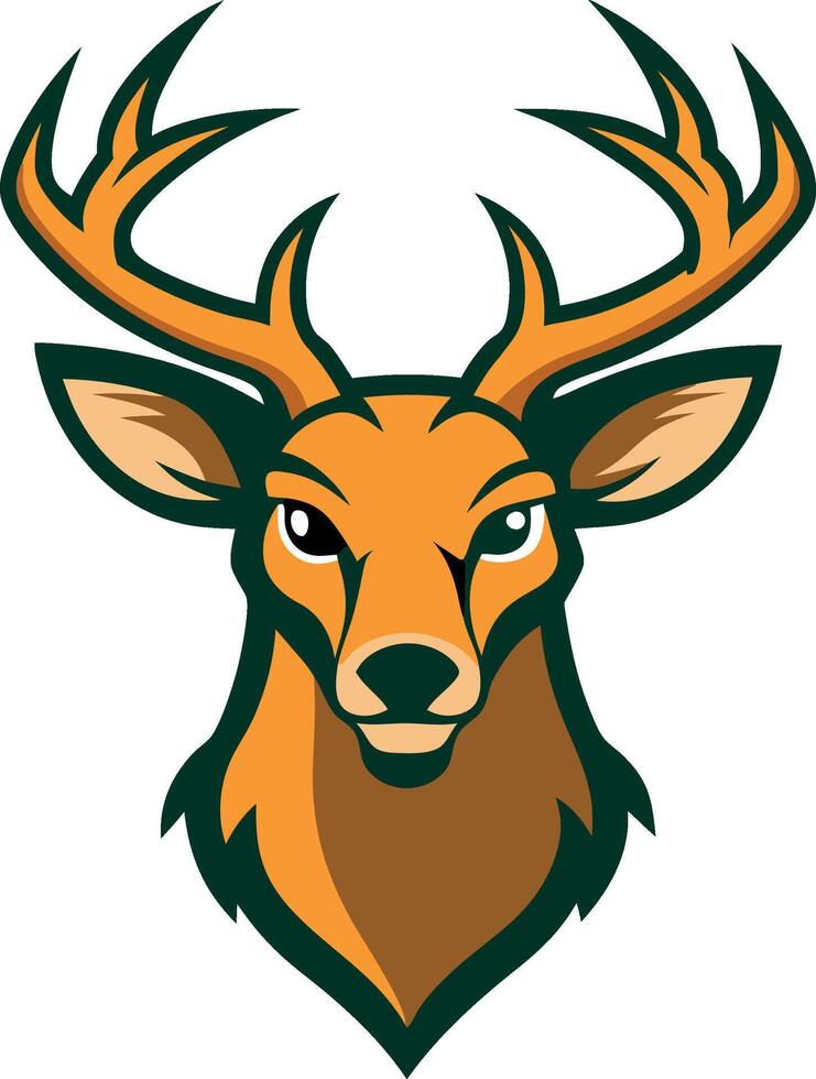 Majestic Deer Head Vectors Art Illustration for Nature Themes