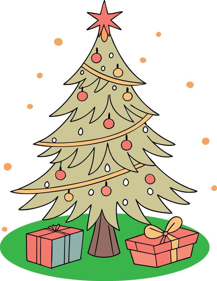 Simple and Elegant Christmas Tree Vectors for Holiday Branding