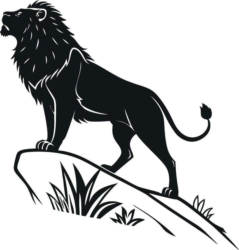 Majestic Lion Vectors Art Illustration for Wildlife Themes