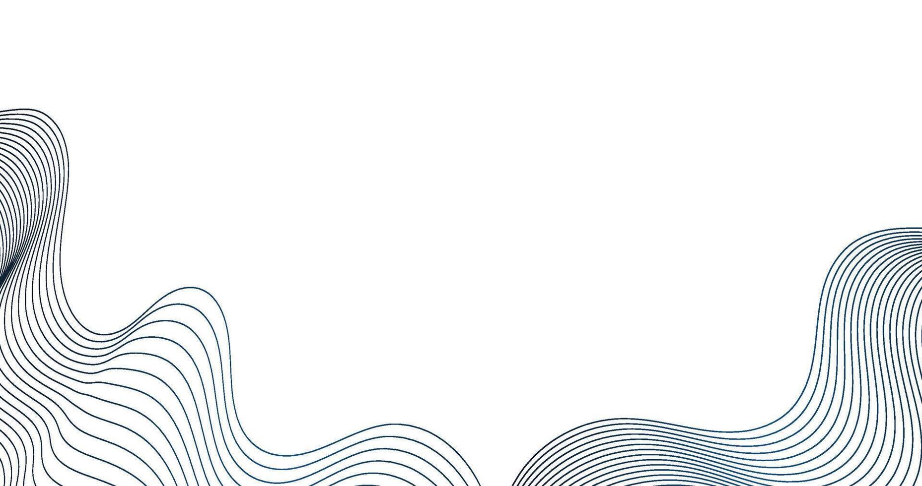 Abstract background with wavy lines. illustration vector