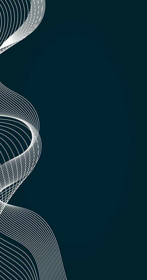 Abstract background with dynamic waves. illustration presentation. vector