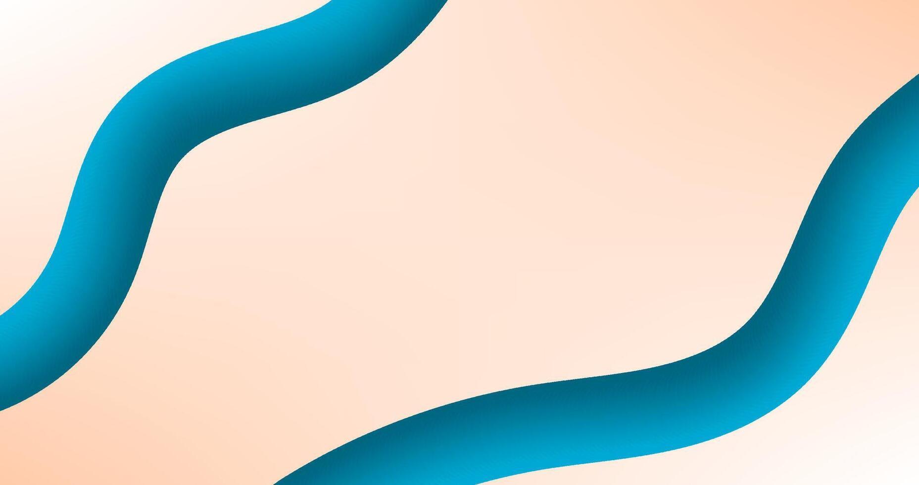 Abstract background with blue wavy lines illustration for your design vector