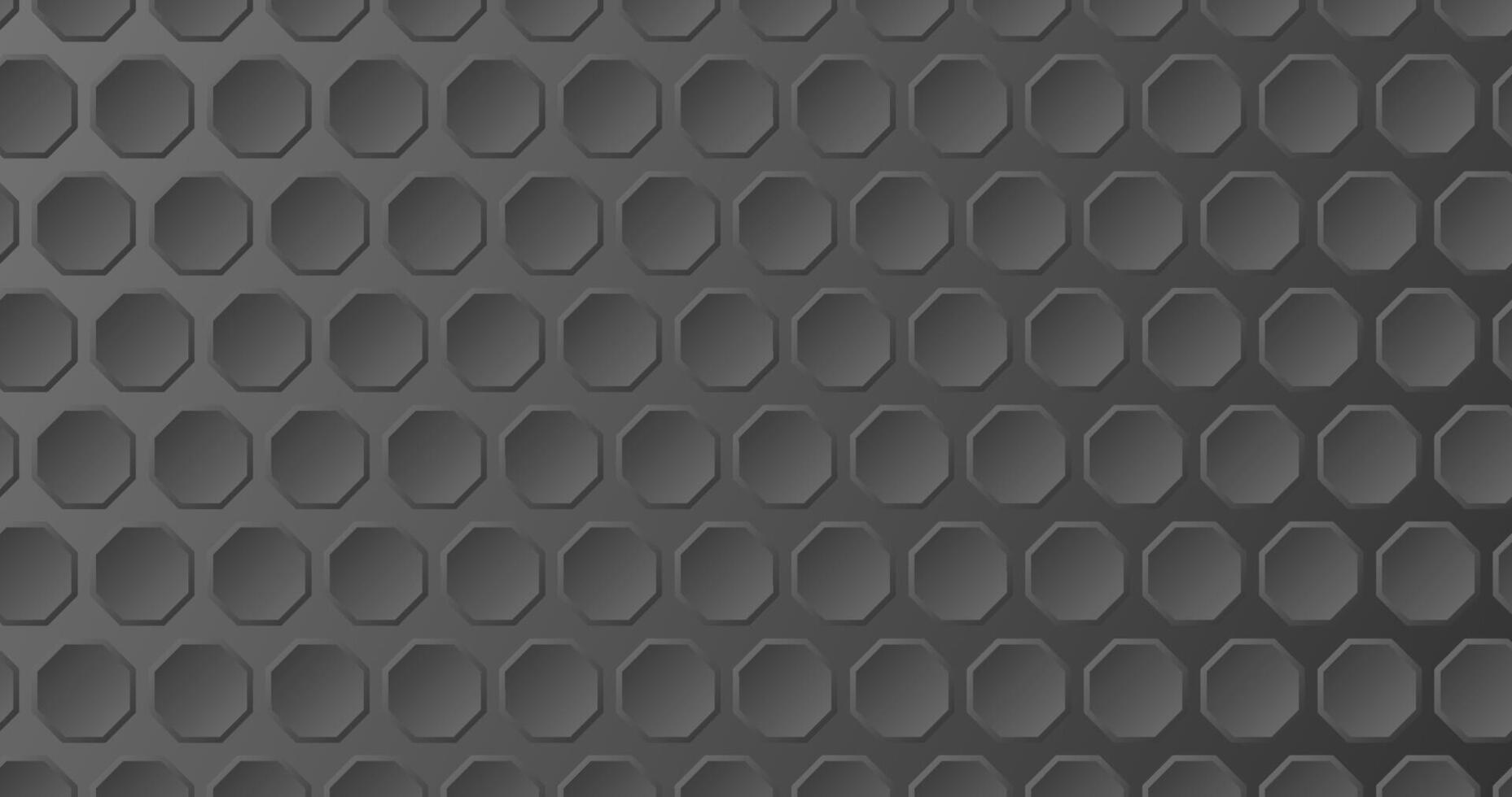 Abstract background of octagons in gray colors. vector