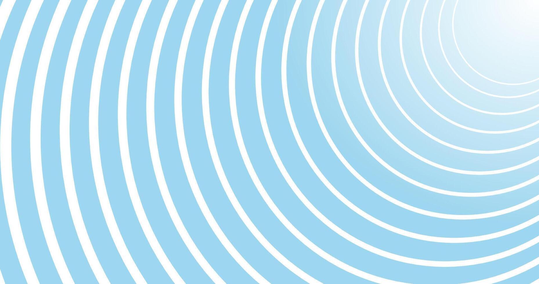 Abstract blue background with concentric circles. illustration. vector