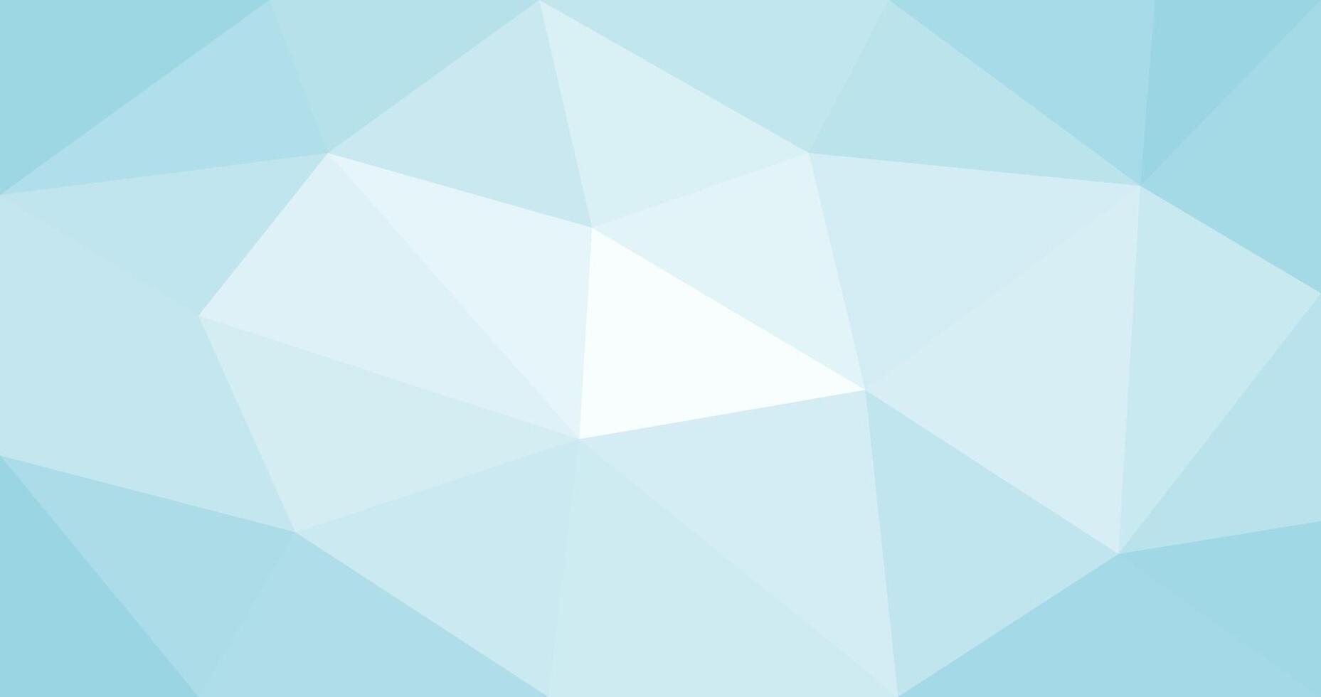 Illustration of blue polygon abstract background vector