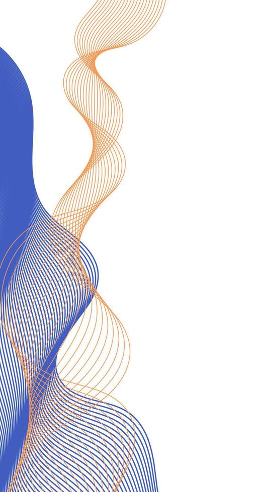 Abstract Background Blend Wave Line Design for Wallpaper, Banner, Background, Card, Book Illustration vector