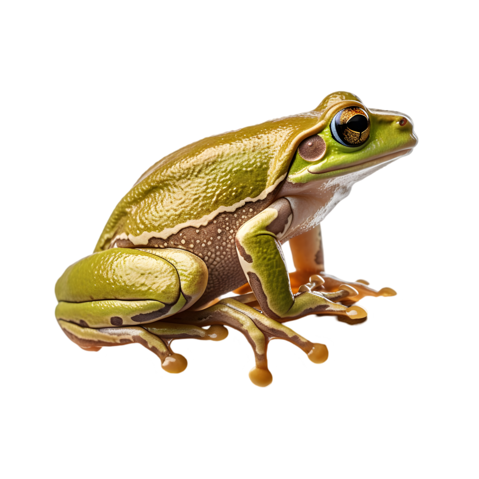 Tree frog climbing with sticky toes on a leaf nature close-up tropical environment macro perspective png