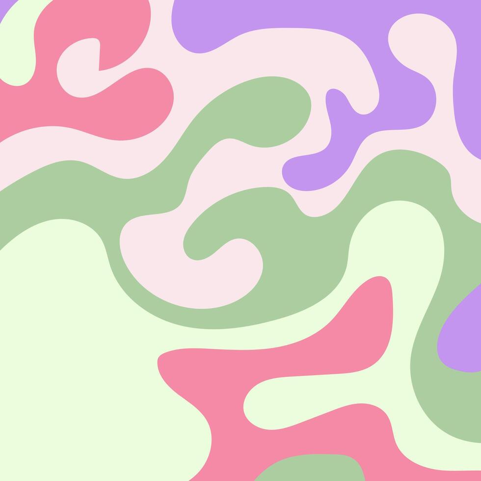 A colorful abstract background with a pink, green and purple design vector
