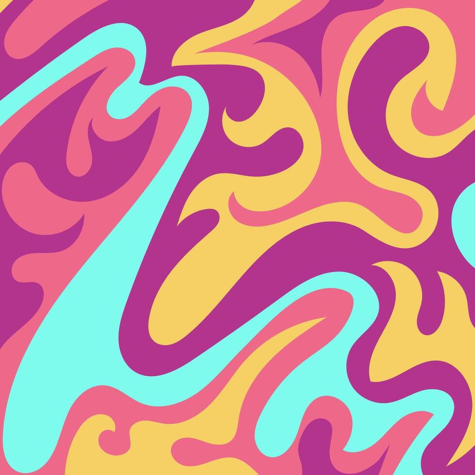 A colorful abstract background with swirls and waves vector