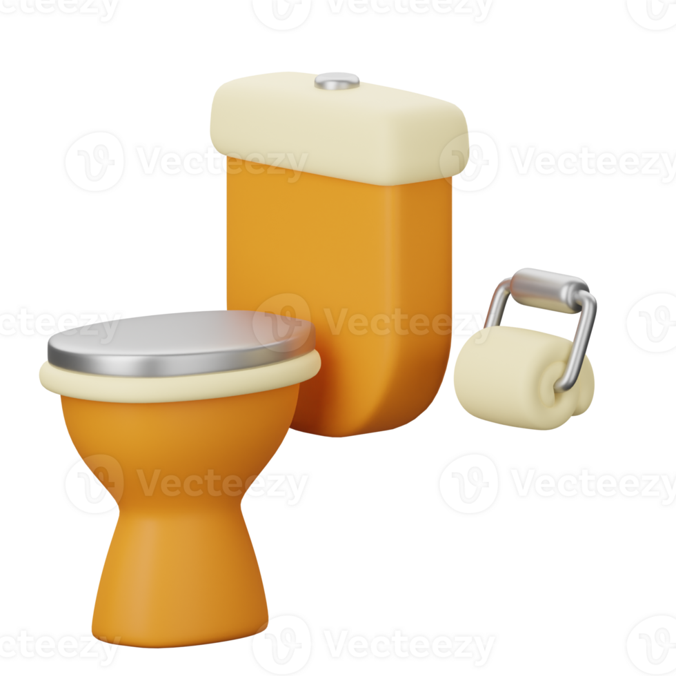 A toilet with a roll of toilet paper png