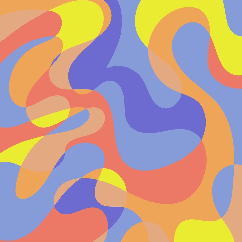 A colorful abstract background with wavy lines vector