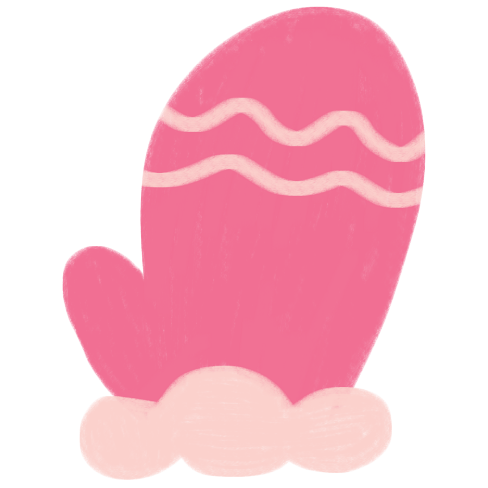 ute pink gloves clipart image, clip art for decoration, cute gloves png