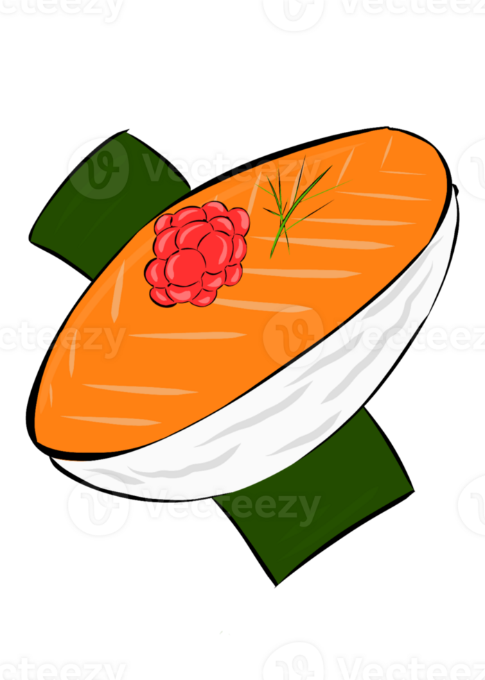 sushi art illustration sticker png