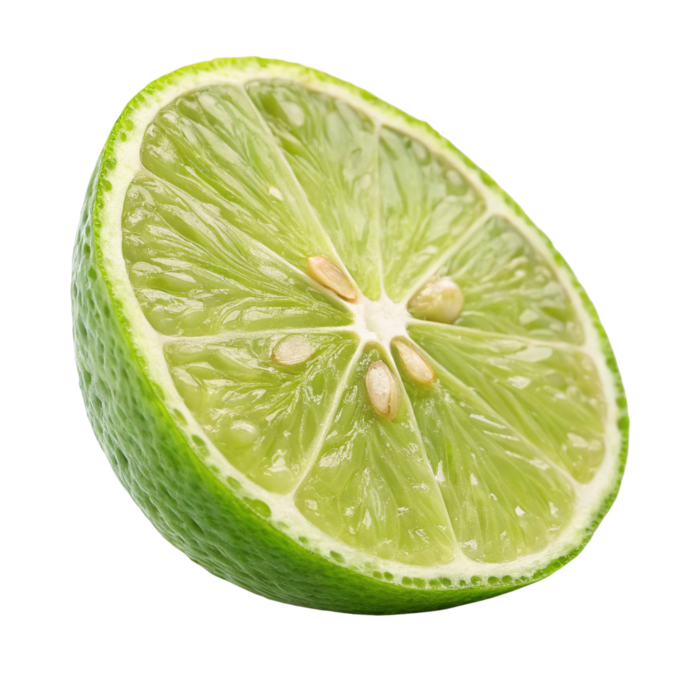 a lamon slice on a transparent background png