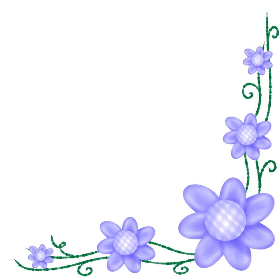 Flowers Frame Corner png