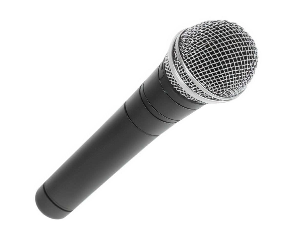 microphone on transparent background png