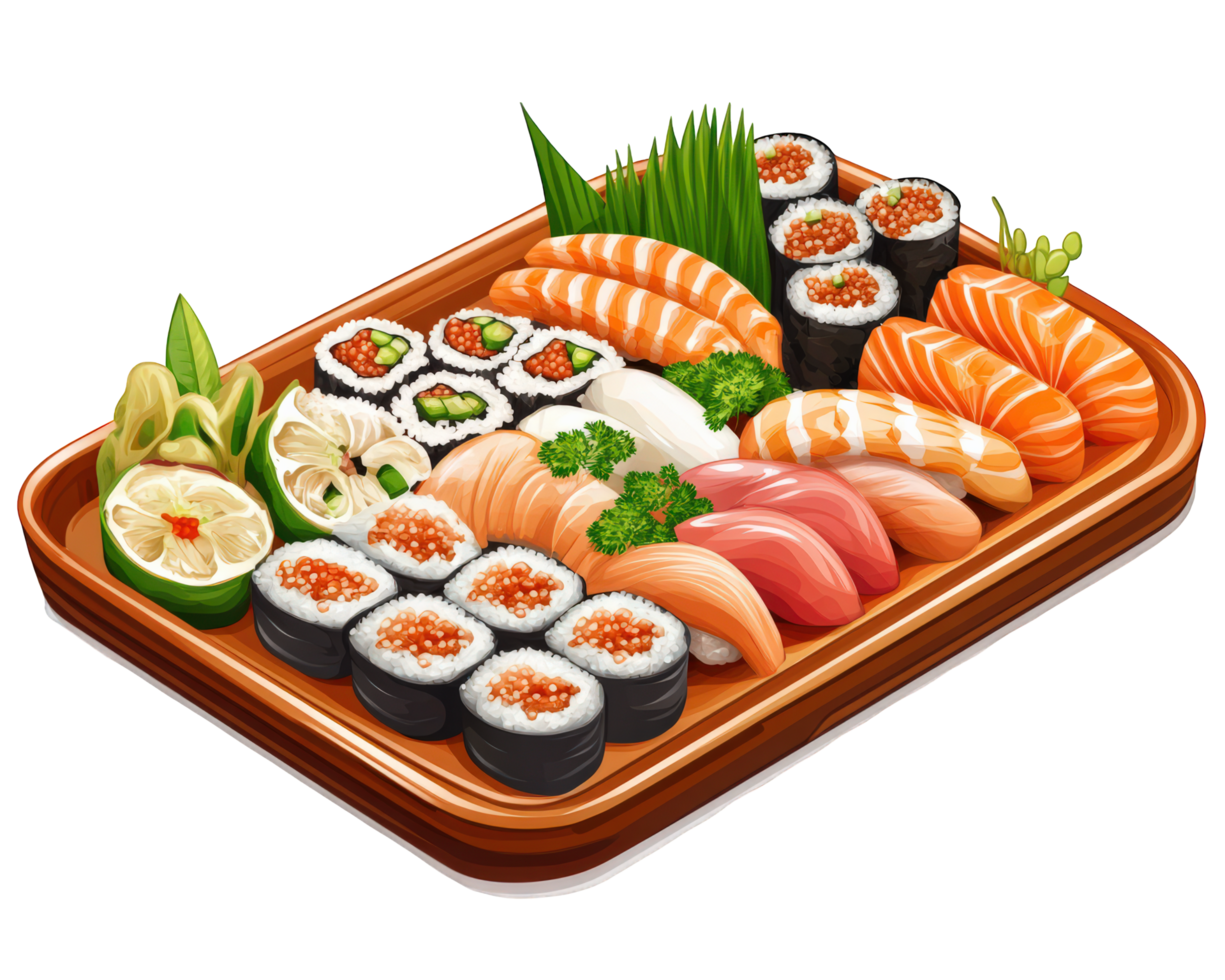 Sushi tray icon png