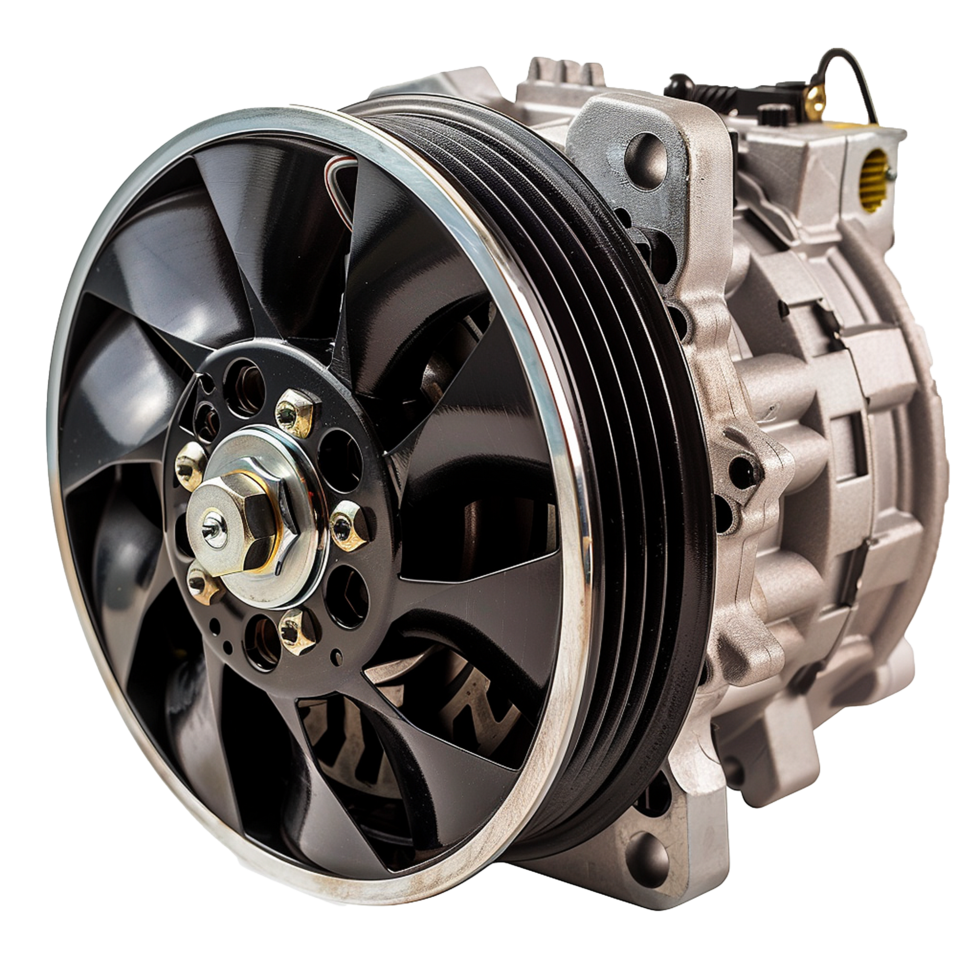 New Car AC Compressor Automotive Part Replacement, png