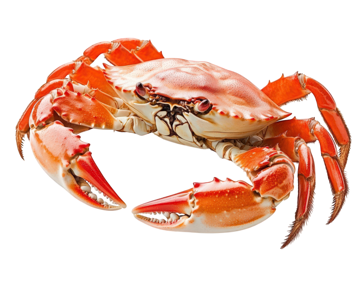 A crab is shown on a black background png