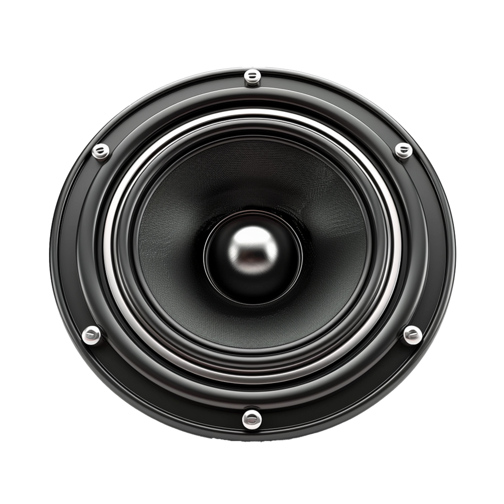 Black Speaker Closeup View Audio Technology Music Sound png