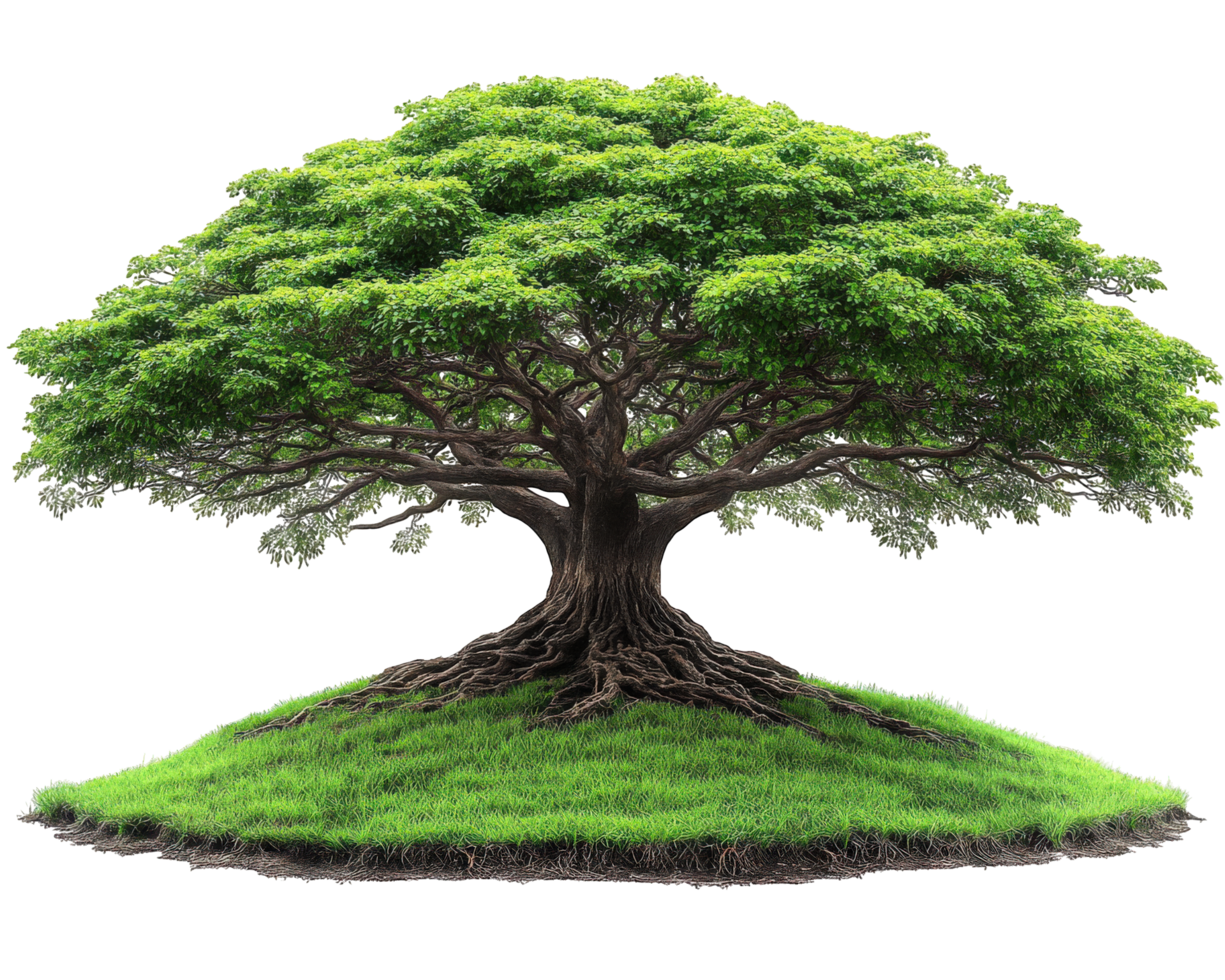 Tree on grass png