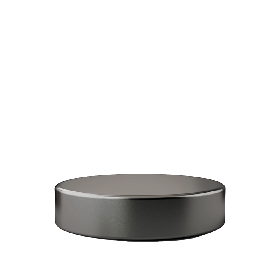 A sleek dark gray cylindrical platform perfect for product display or minimalist design projects png