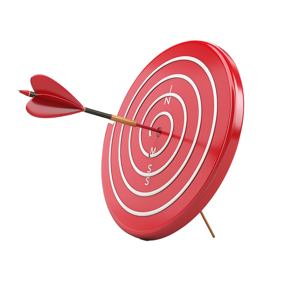 Precise Targeting Bullseye Achievement Success Goal Strategy Aiming Focus png