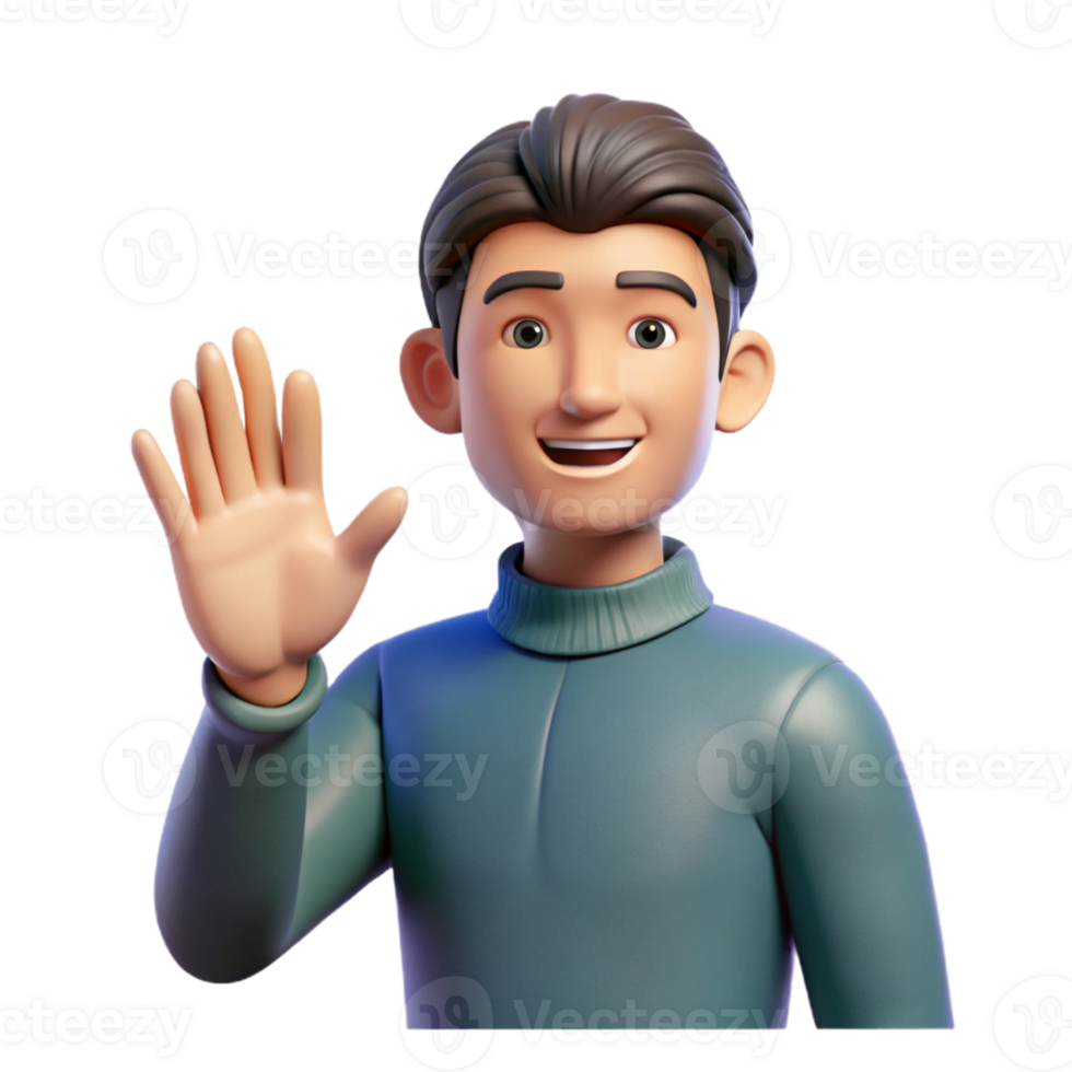 dramatic contemporary Portrait of a deaf person, signing, with dynamic hand movements and expressive lighting, in a communicative style original png
