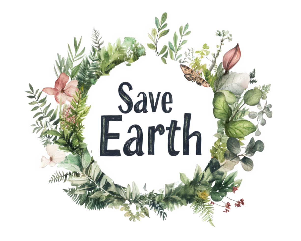 Save earth - save the planet png