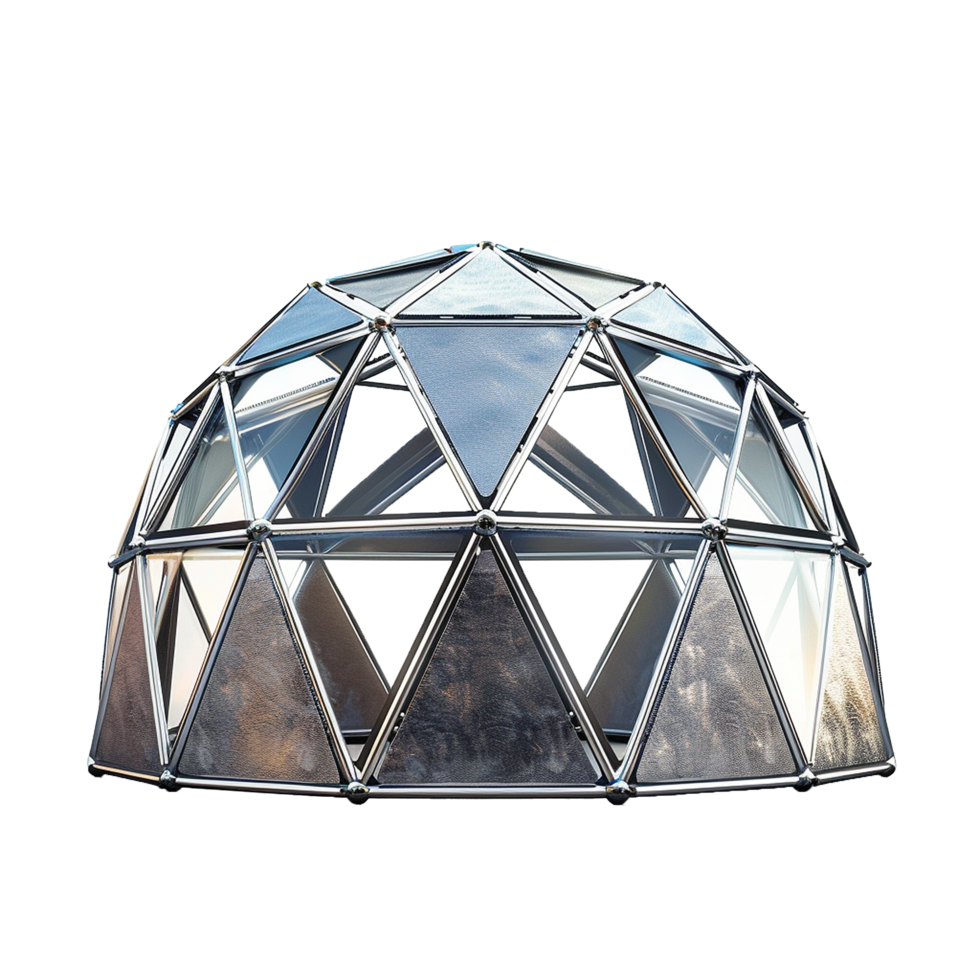 Modern Geometric Glass Dome Structure Architectural Design png