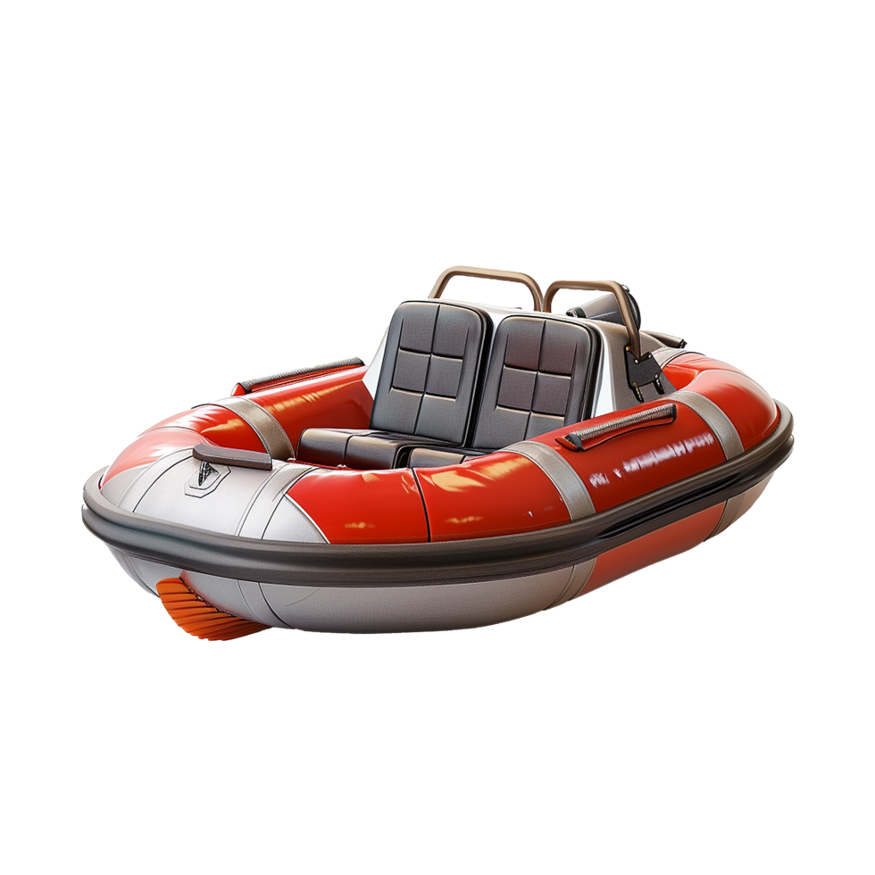 Two Seater Inflatable Boat Design for Water Park Ride or Recreation png