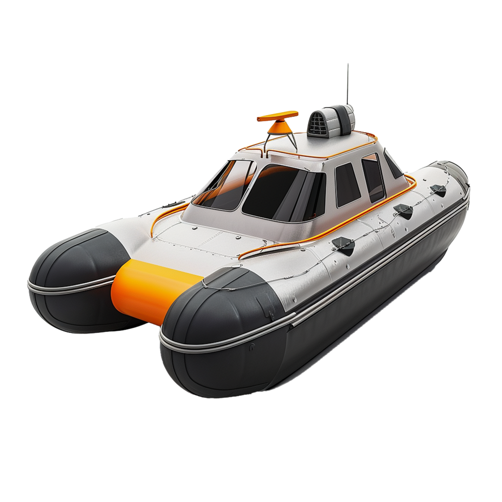 Highspeed Rigid Inflatable Boat for Search and Rescue Operations png