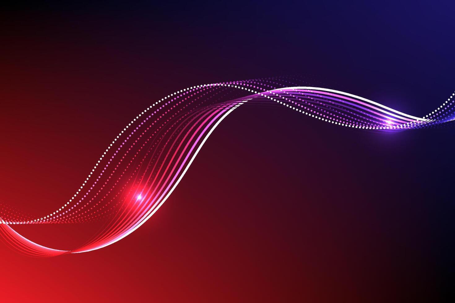 Abstract background blue and red line pattern luxury premium vector