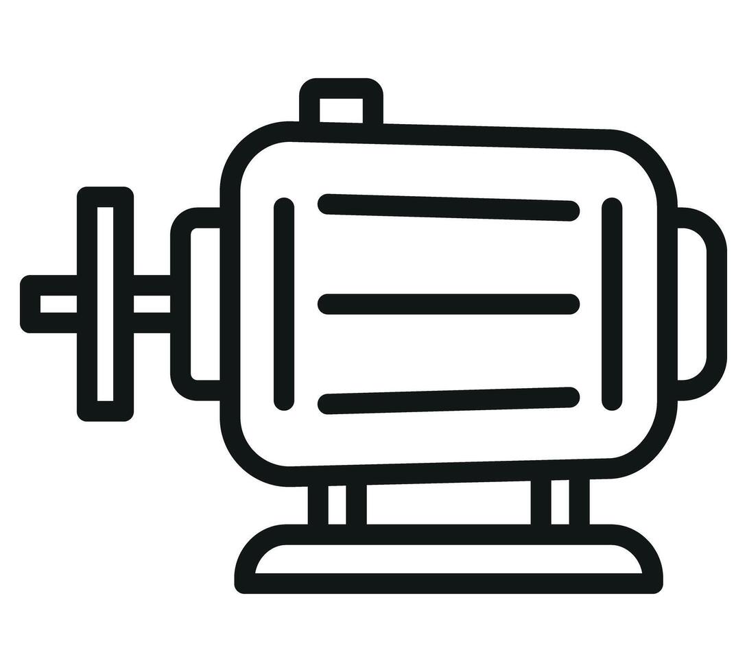 Car alternator icon set on white background. Stock set on white background. vector