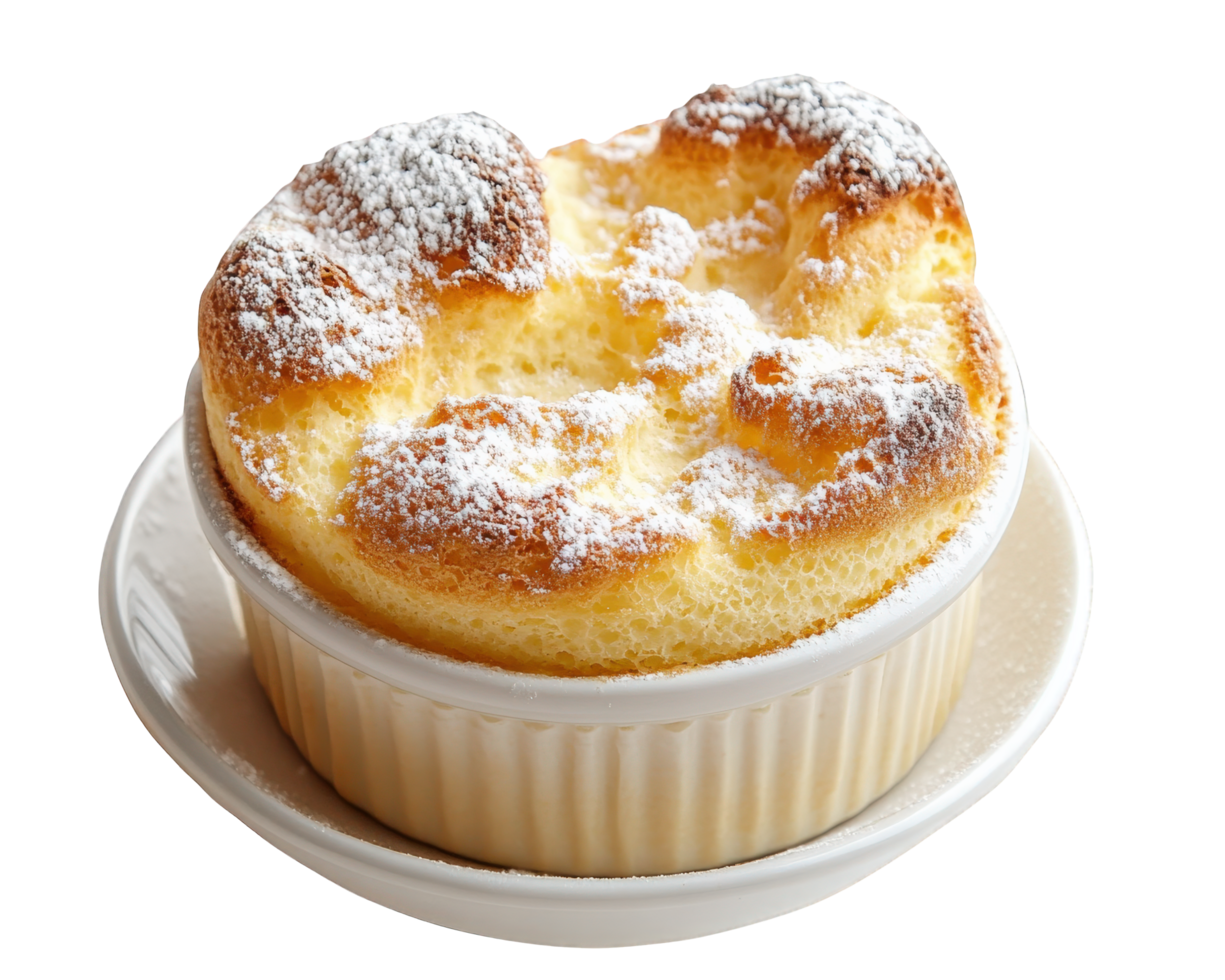A small dish with a puff pastry on top png