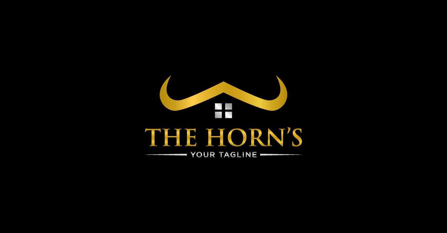 The Horn Real Estate Logo vector