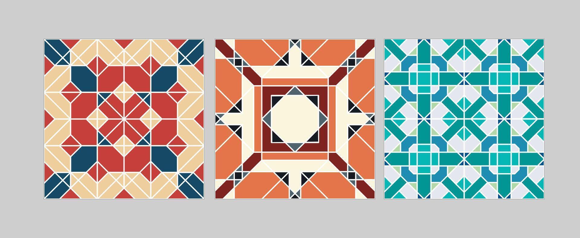 Islamic Pattern Khatim vector