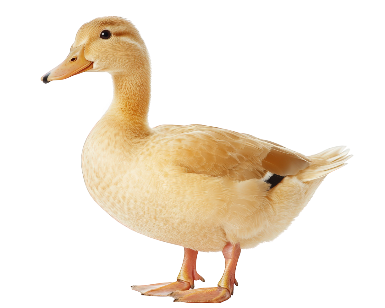 A duck standing on a black background png