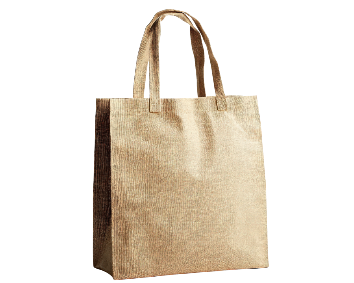 A brown paper bag on a black background png