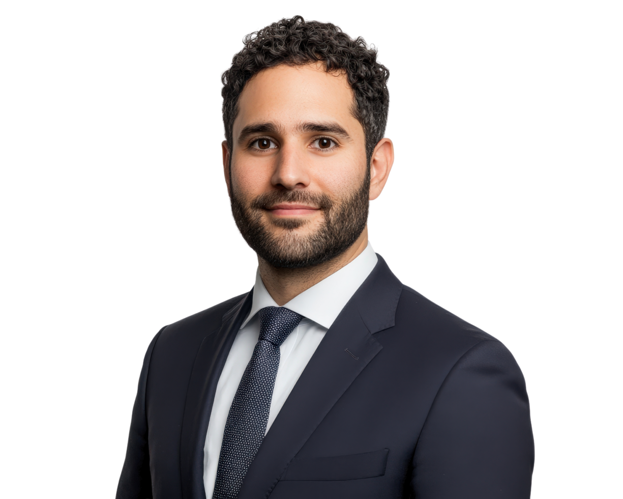 A man in a suit and tie standing in front of a black background png