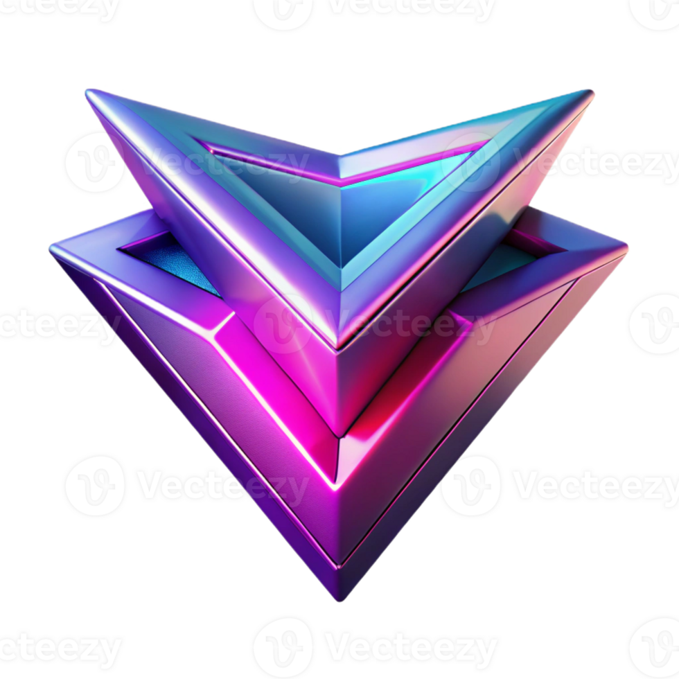 serene modern Fractured geometric shapes in vibrant neon hues, casting long, sharp shadows under a harsh, directional light, cyberpunk style high resolution png