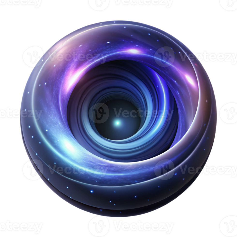 extraordinary classic A swirling vortex of light and energy, resembling a black hole, in a cosmic, astronomical style authentic png