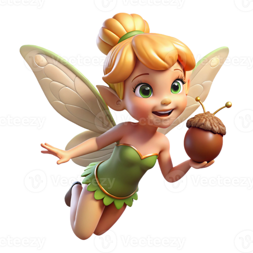 stunning abstract A playful pixie with gossamer wings and sparkling eyes, sprinkling pixie dust from a tiny acorn shell. Soft, magical lighting. Rococo style detailed png