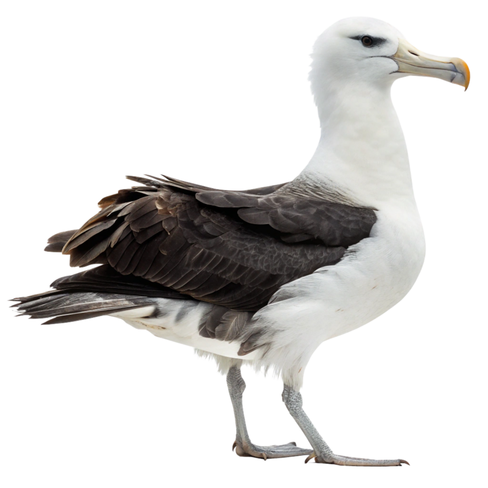 A Stunning Profile View of a Young Blackbrowed Albatross png
