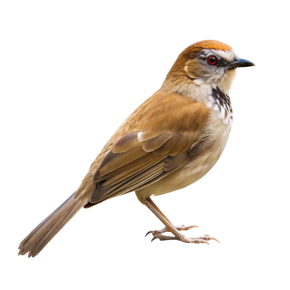 Stunning Closeup of a Chestnuttailed Minla Bird on Black Background png