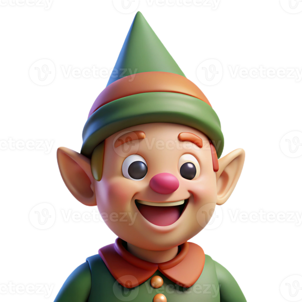 extraordinary rustic A playful gnome with a pointed hat and a cheerful smile, bright, cheerful lighting, cartoonish style 4K png