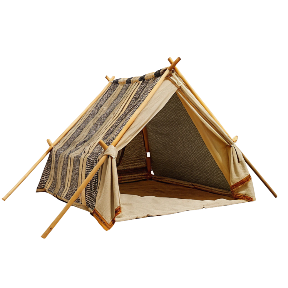 Charming Childrens Play Tent AFrame Teepee Style Portable Indoor Outdoor Toy png
