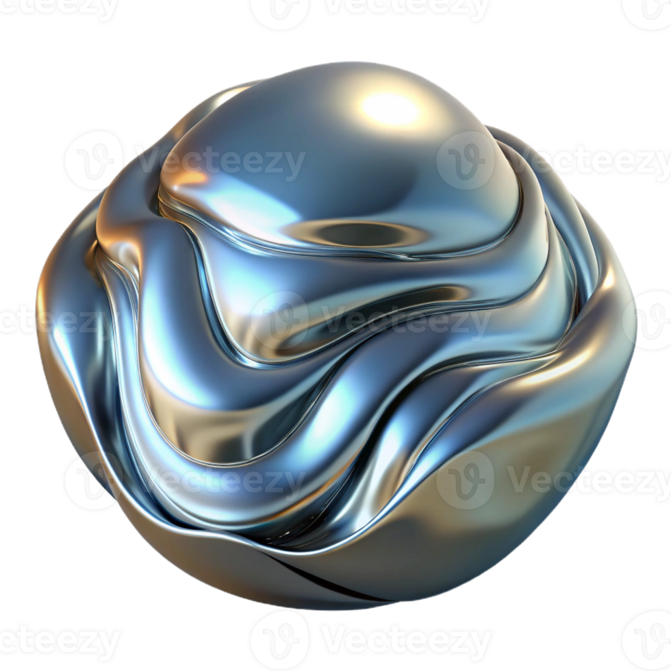 extraordinary artistic A rippling surface of liquid metal, reflecting a distorted landscape, surreal and abstract, metallic and reflective, lit by a single, bright light source 4K png